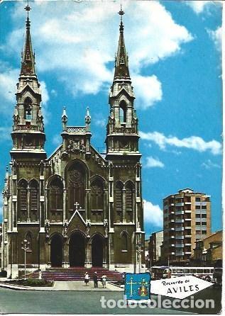 Postales: POSTAL L00606: Iglesia de La Merced en Aviles