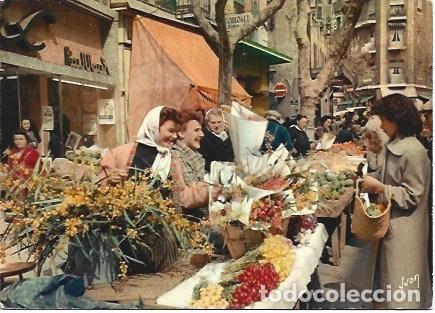 Postkarten: POSTAL L00541: Mercado de flores en Toulon, Francia - NULL