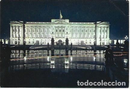 Postais: POSTAL L00024: Palacio de Buckingham de noche, Londres - NULL