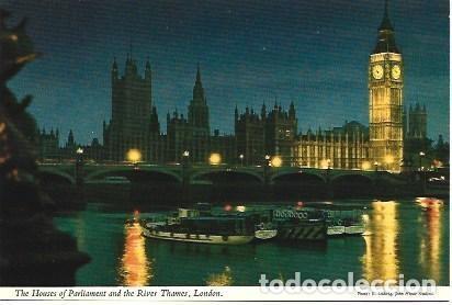 Postais: POSTAL L00020: Parlamento y rio Thames en Londres - NULL