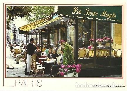 Postales: POSTAL L00065: Les Deux Magots en Paris - Foto 1