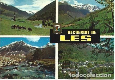 Postkarten: POSTAL L00277: Recuerdo de Les, Lleida - NULL