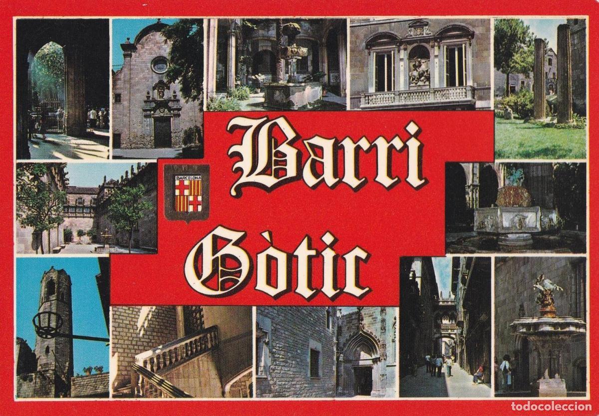 Cartes Postales: POSTAL B12257: BARCELONA: CIUDAD CONDAL. DIVERSOS ASPECTOS - NULL