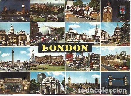 Postales: POSTAL L00228: Recuerdos de Londres - Foto 1