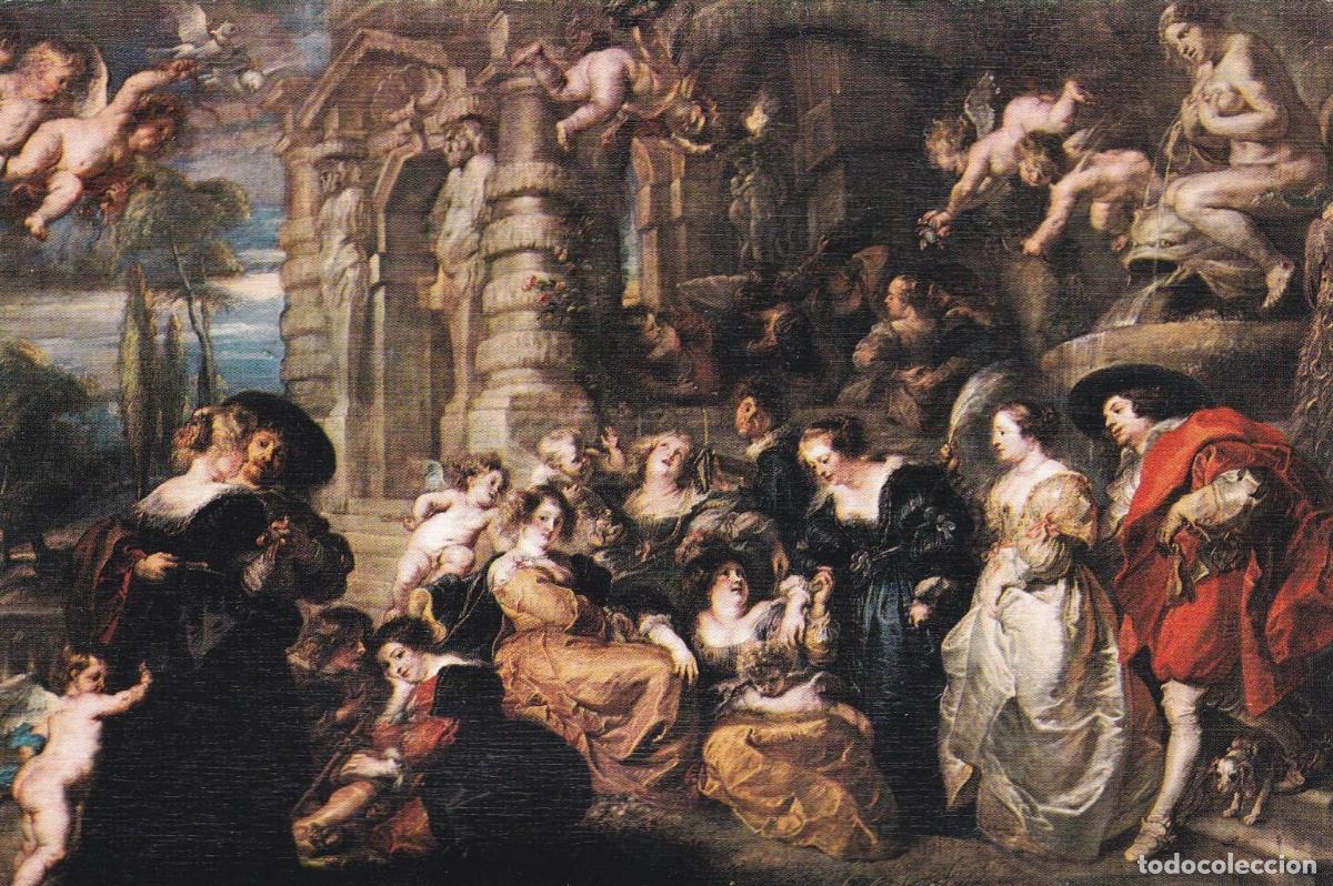 Cartes Postales: POSTAL B12286: RUBENS: EL JARDIN DEL AMOR. OLEO - NULL