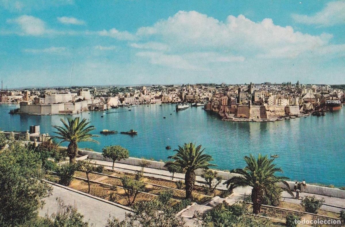 Postales: POSTAL B12395: MALTA: EL GRAN PUERTO - Foto 1