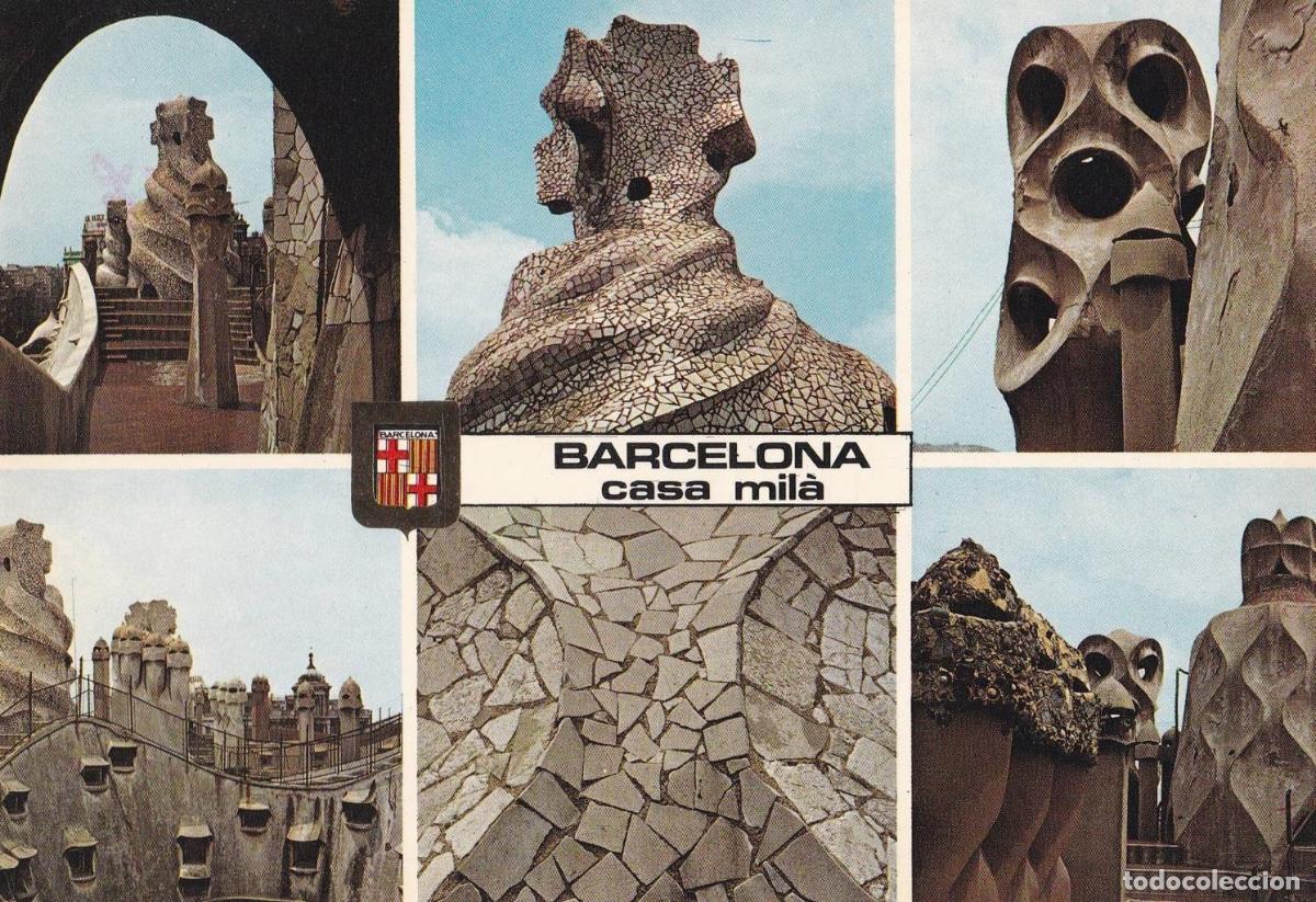 Postais: POSTAL B12373: BARCELONA. Vistas varias de la casa Mila - NULL