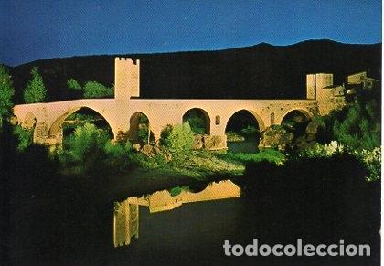 Postales: POSTAL PV00038: Vista noctura de Besalu, Girona - NULL