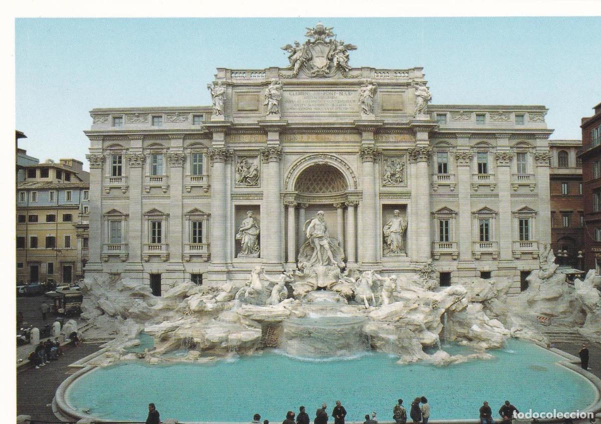 Postkarten: POSTAL B13134: ROMA: FONTANA DI TREVI - NULL