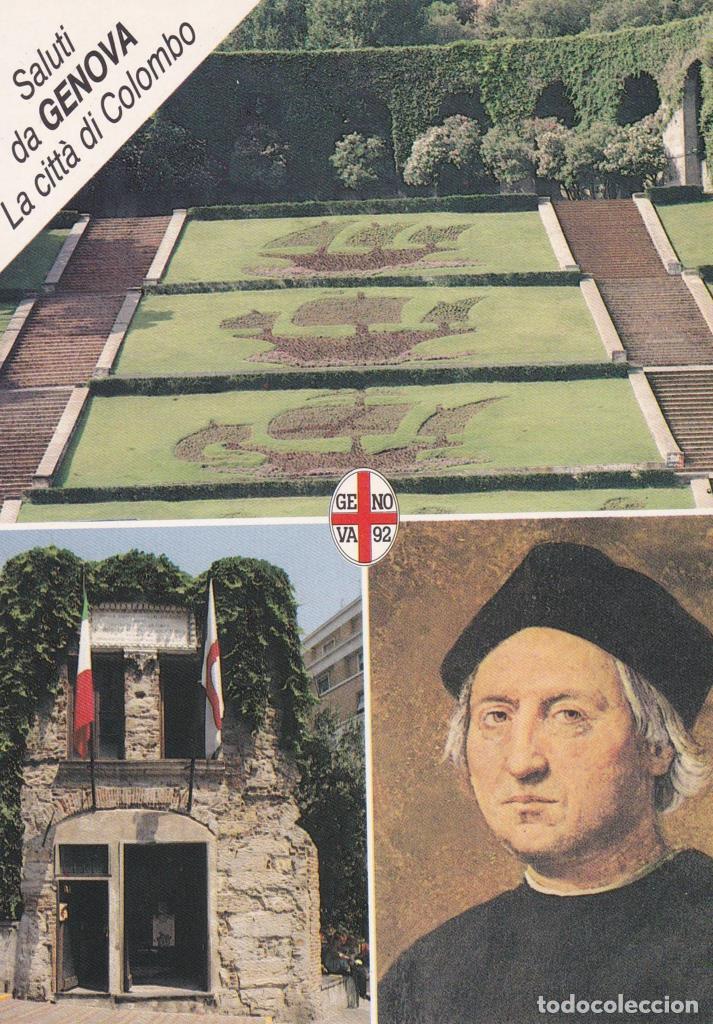 Postkarten: POSTAL B13091: GENOVA: CASA DE COLOMBO - NULL
