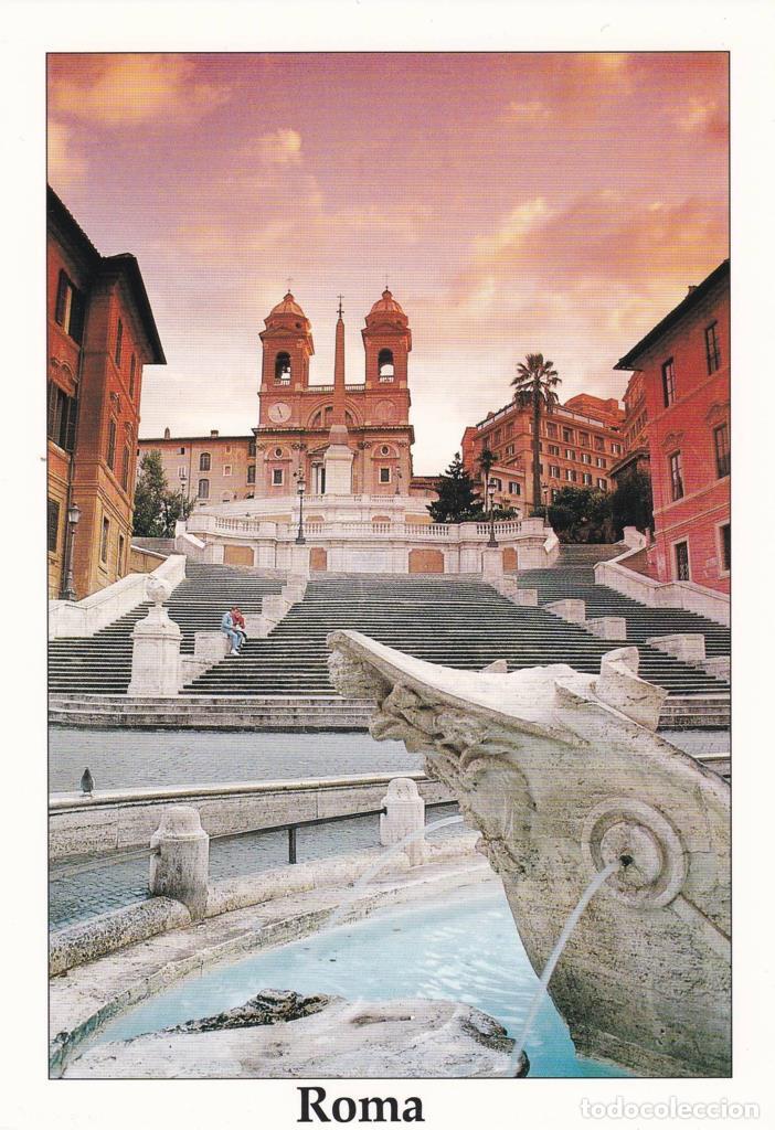 Postales: POSTAL B13097: ROMA: PIAZZA DI SPAGNA - Foto 1