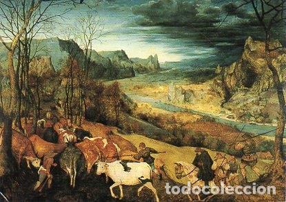 Postais: POSTAL PV00119: The return of the herd, Pieter Bruegel - NULL