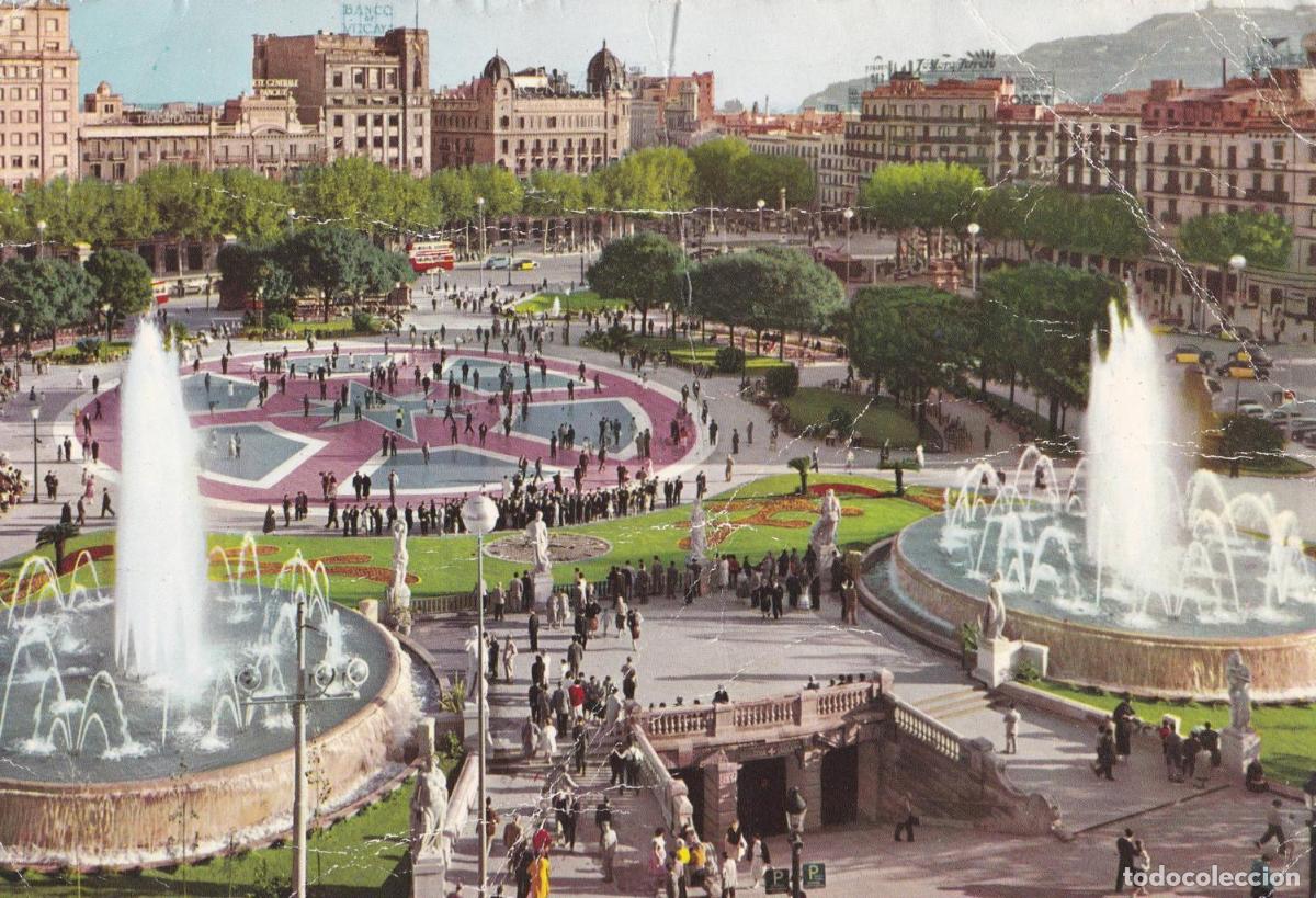 Postales: POSTAL B13222: BARCELONA. PLAZA CATALU&Ntilde;A - NULL