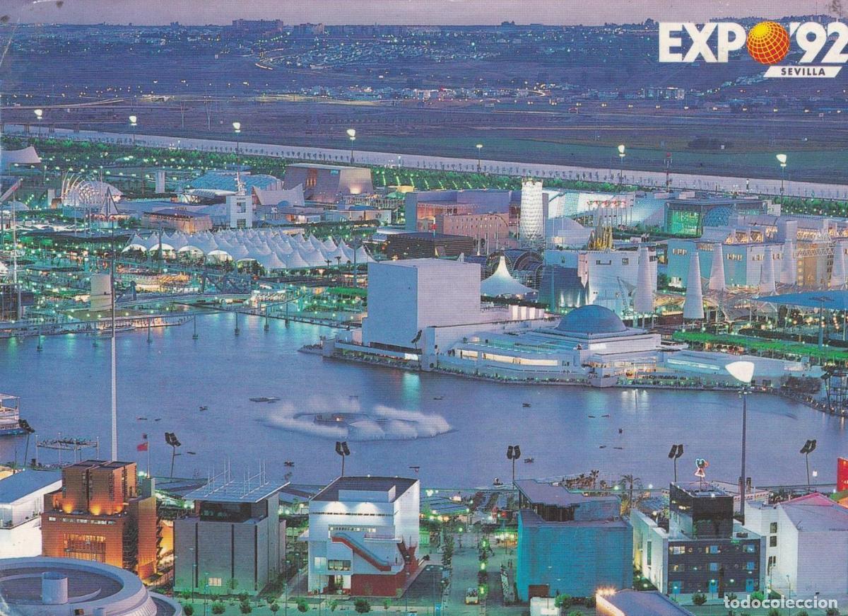 Postales: POSTAL B12983: EXPO 92: LAGO DE ESPA&Ntilde;A