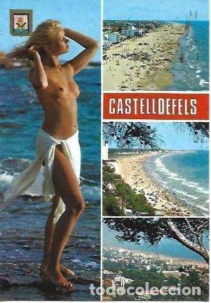 Postkarten: POSTAL L01275: Vistas de Castelldefels, Barcelona