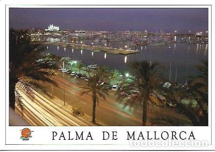 Cartoline: POSTAL L01494: Vista nocturna de Palma de Mallorca - NULL