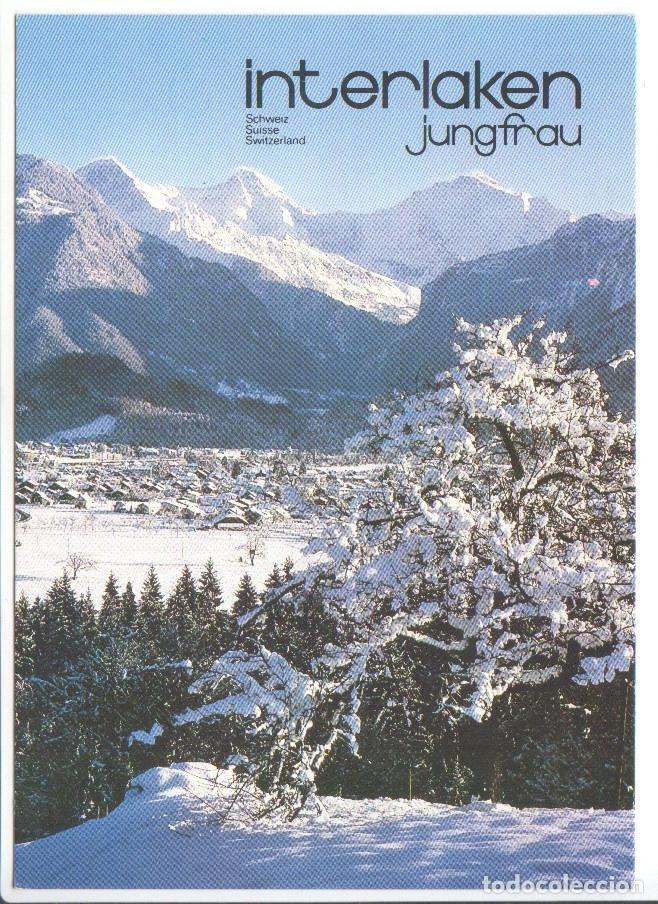 Cartoline: Postal JC023: Interlaken Jungfrau (Berner Oberland) - Suisse (Suiza) - Varios