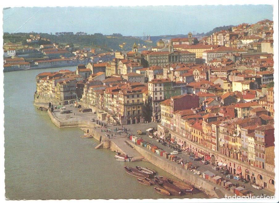 Postales: Postal JC030: Porto (Portugal). Rio Douro e Cais de Ribeira - Varios