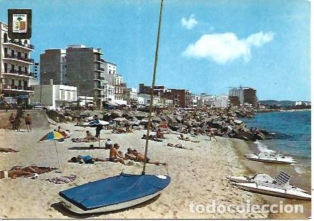 Postales: POSTAL L01399: Playa y barcas en Sant Antoni de Calonge, Girona - NULL