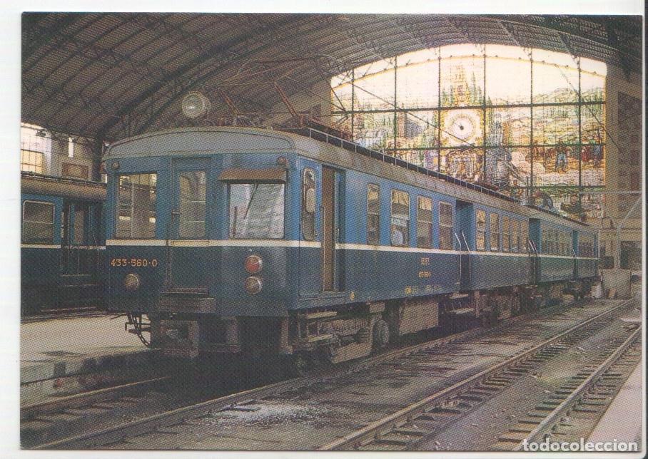 Postkarten: Postal JC0284: Automotor electrico 433-560, Serie 433-001 / 093. Foto Isidre Claret, Bilbao abril 19