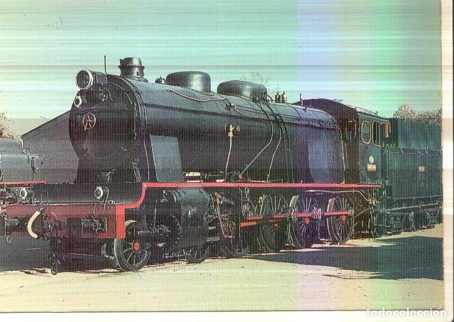 Postales: Postal JC0323: Locomotora 1400 (serie 1400 de MZA). En renfe fueron numeradas como 240-2241/2425. Fo