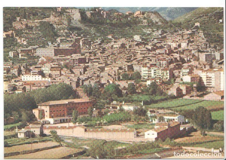 Cartoline: Postal JC0338: Berga, vista parcial de Berga y Cuartel Militar - Varios