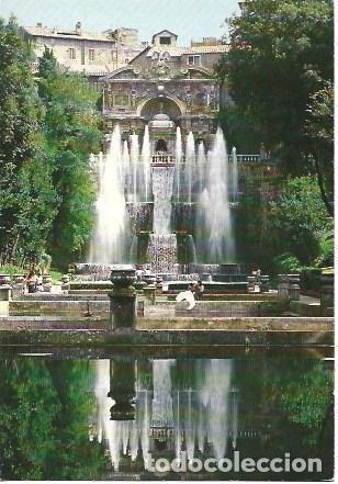 Postkarten: POSTAL L01104: Fontana del Nettuno en Tivoli, Italia