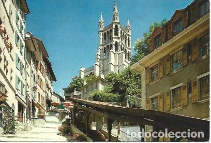 Postais: POSTAL L02237: Escaleras del Mercado en Lausanne - NULL