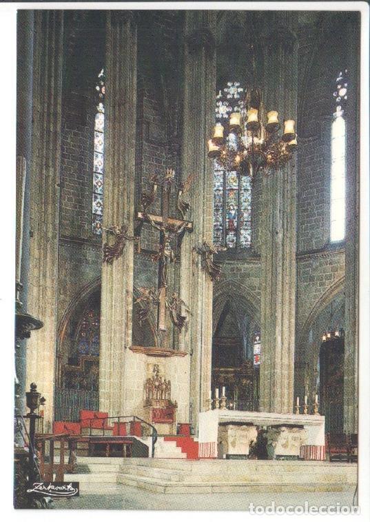 Cartoline: Postal JC0481: Barcelona. Catedral. Altar Mayor - Varios