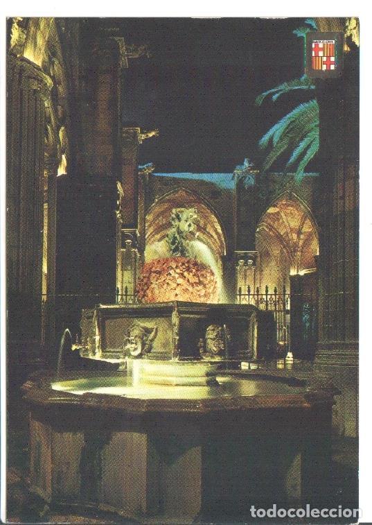 Postais: Postal JC0486: Barcelona. Fuente de San Jorge (nocturna) - Varios