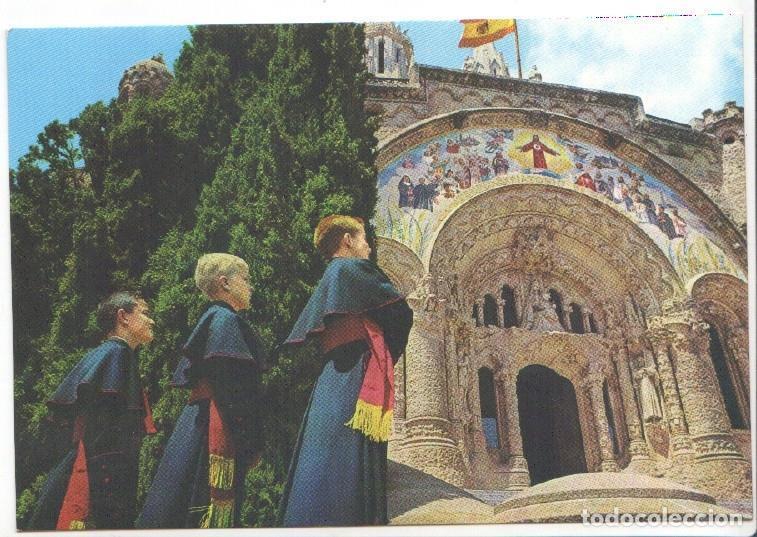 Postales: Postal JC0534: Barcelona. Tibidabo. Entrada Basilica Nac Exp del Sagrado Corazon de Jesus - NULL