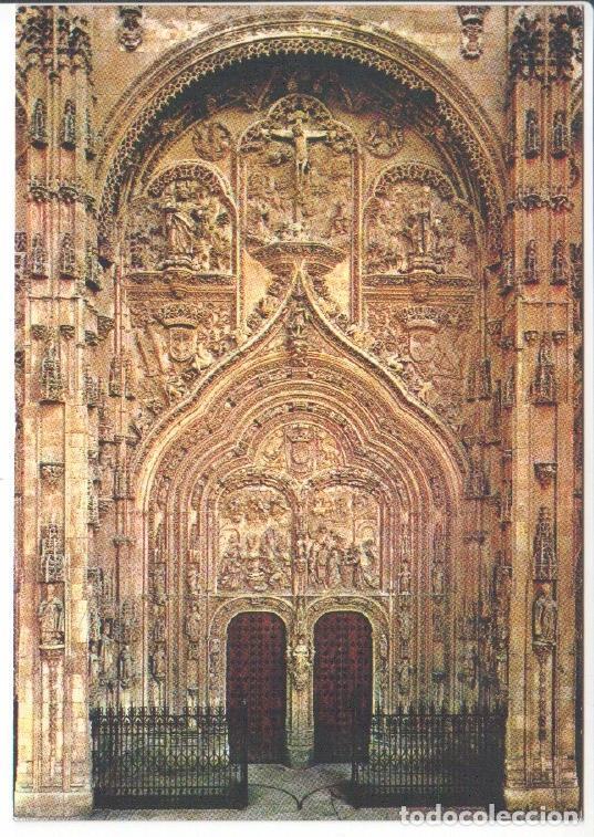 Cartoline: Postal JC0593: Salamanca. Puerta de la Catedral Nueva - NULL