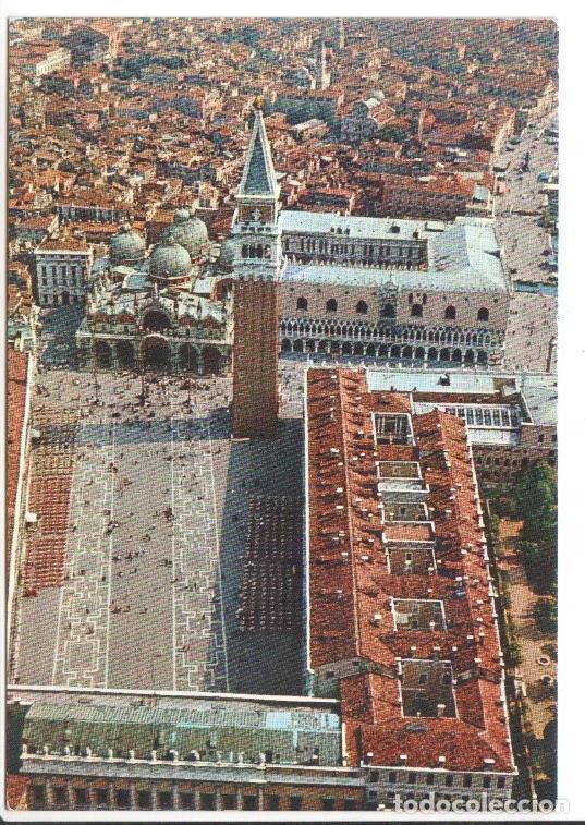 Postkarten: Postal JC0734: Venezia. St. Marcus Square - aerial view. Plaza San Marcos, vista aerea. Autor: M.D.A