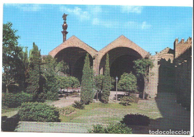 Cartoline: Postal JC0898: Barcelona. Atarazanas y Monumento a Colon - NULL