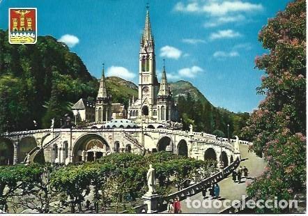 Postales: POSTAL L01799: Lourdes. La Basilica - Foto 1