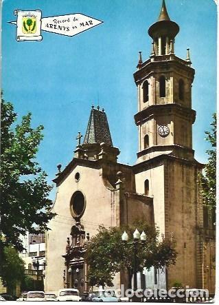Postkarten: POSTAL L01697: Iglesia de Arenys de Mar, Barcelona - NULL