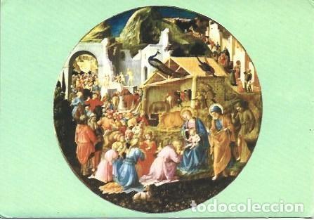 Cartoline: POSTAL L01970: Adoracion de los Magos, por Lippi