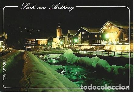 Postkarten: POSTAL L01945: Vista nocturna de Lech, Austria