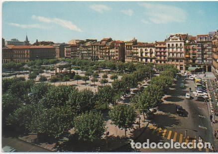 Cartoline: Postal E00762: Plaza del Castillo, Pamplona - Varios