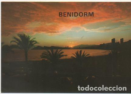 Postales: Postal E00761: puesta de Sol, Benidorm - Varios - Foto 1