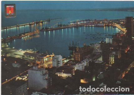 Postais: Postal E00767: Vista nocturna del puerto, Alicante - Varios