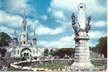 Postales: POSTAL L01840: Estatua de la Virgen de Lourdes - NULL