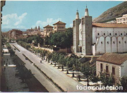 Cartoline: Postal E00918: venida del Generalisimo, Ja&eacute;n - Varios