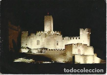 Cartes Postales: POSTAL L03147: Navarra. Castillo de Javier. Vista nocturna - NULL