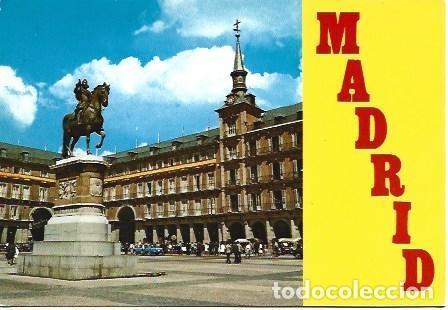 Postales: POSTAL L03125: Detalle Plaza Mayor de Madrid - NULL
