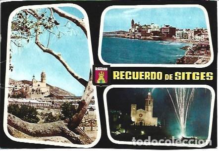 Postales: POSTAL L03394: Vistas de Sitges - Foto 1