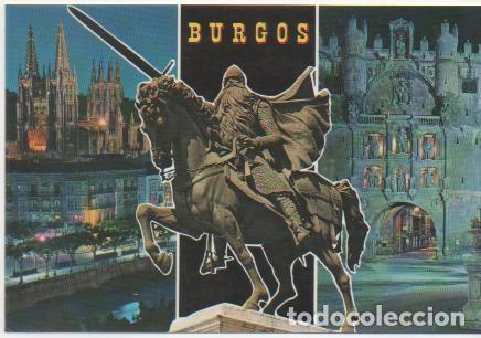 Postkarten: Postal E00185:El Cid, Im&aacute;genes Burgos - Varios