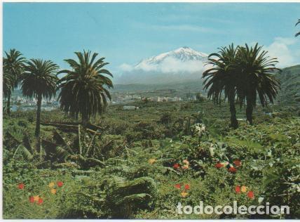 Cartoline: Postal E00395: Bonita vista del Teide, Tenerife, - Varios