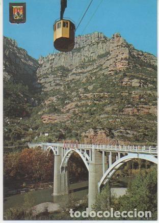 Cartoline: Postal E02001: A&eacute;reo de Montserrat, Barcelona - Varios