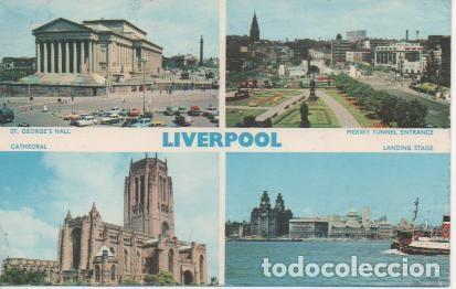 Cartoline: Postal E02309: Im&aacute;genes de Liverpool, Gran Breta&ntilde;a - Varios